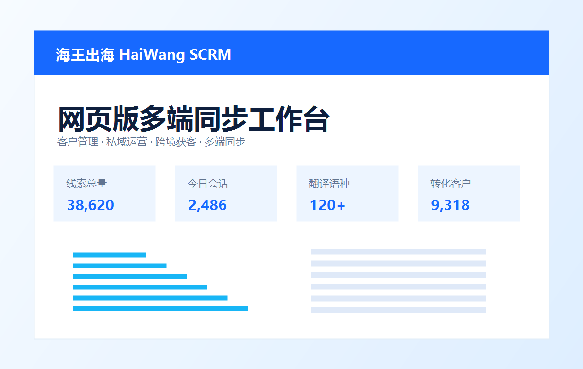 海王出海网页版与桌面客户端下载工作台
